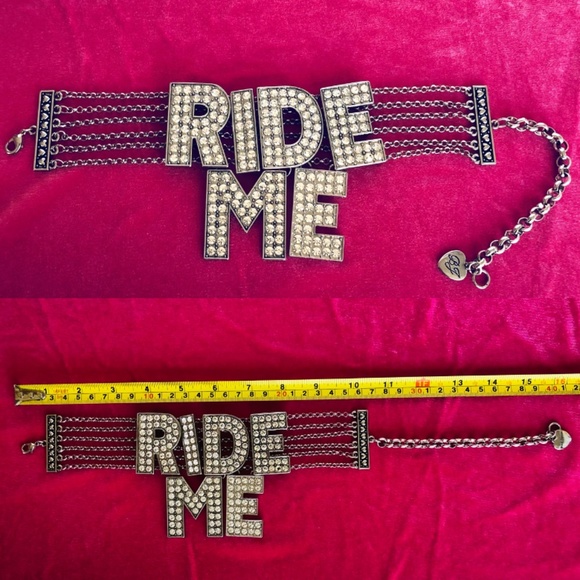 Betsey Johnson Runway RIDE ME Choker - Picture 9 of 9
